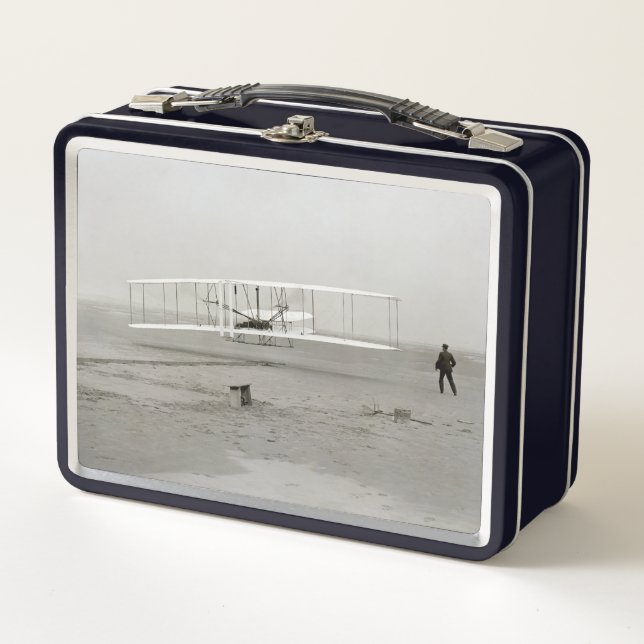 Lunch Box Avion des frères Wright Premier vol en avion Aviat (Devant)