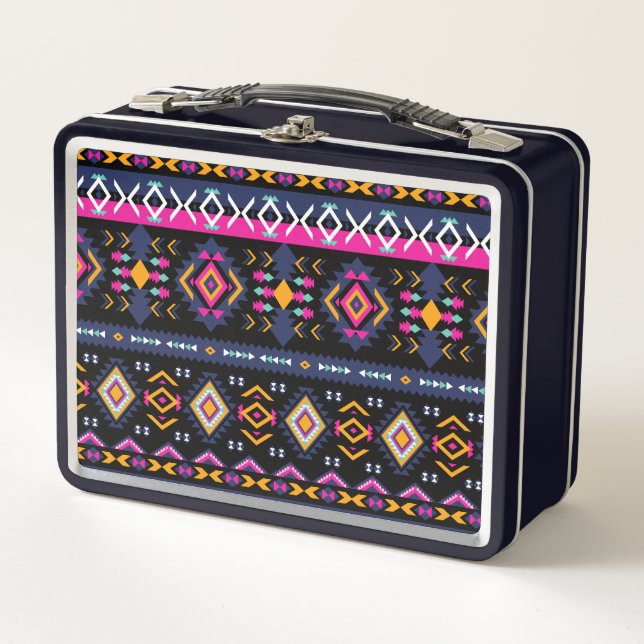 Lunch Box Aztèque coloré (Devant)