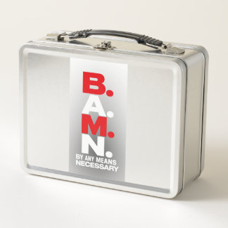 Lunch Box B.A.M.N. Lettres Majuscules Empilées Par Tous Moye