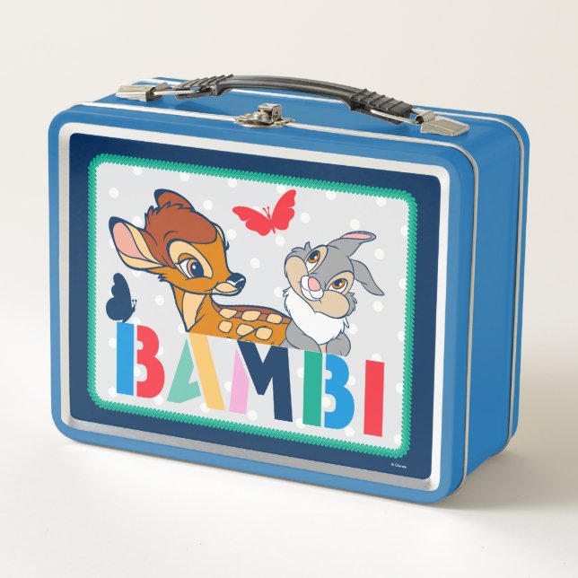 Lunch Box Badge de point Bambi et Thumper Polka (Devant)