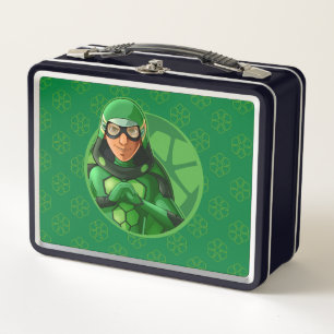 Lunch Box Badge vert Carapace