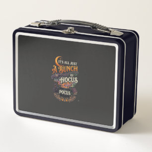Lunch Box Balai de sorcière Hocus Pocus Chat noir Chaudron m