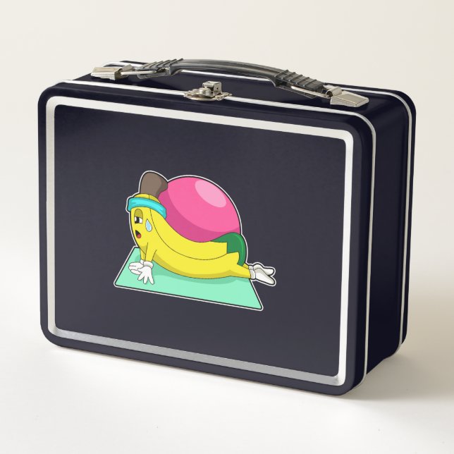 Lunch Box Banane au yoga Fitness (Devant)