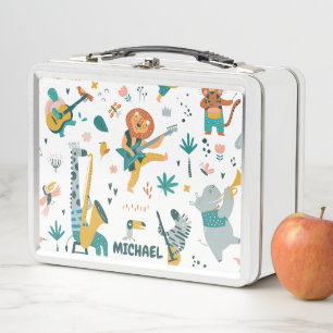 Lunch Box Bande d'animaux de dessin