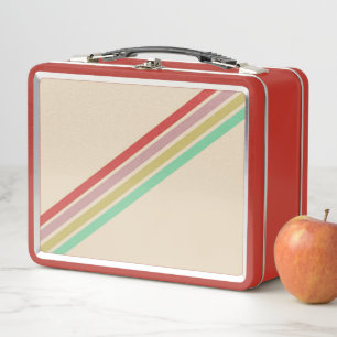 Lunch Box Bande rétro Vintage des années 70