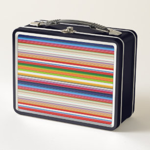 Lunch Box Bandes chaudes et colorées