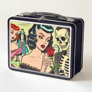 Lunch Box Bandes dessinées d'horreur de fille de vampire de