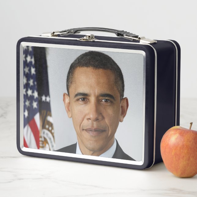 Lunch Box Barack Obama Président américain Portrait de la Ma (En situation)