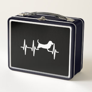 Lunch Box basset hound hearbeat chien maman papa animal