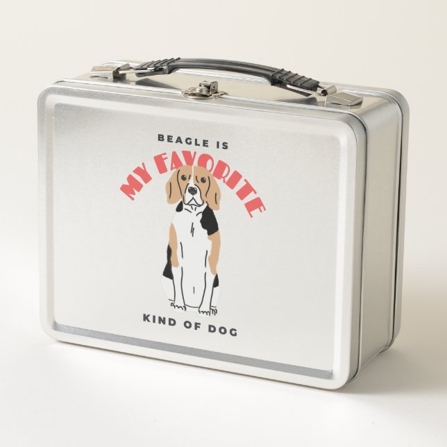 LUNCH BOX BEAGLE EST MON CHIEN PRÉFÉRÉ (Devant)