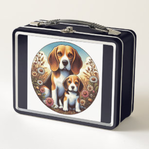 Lunch Box Beagle et chiot,