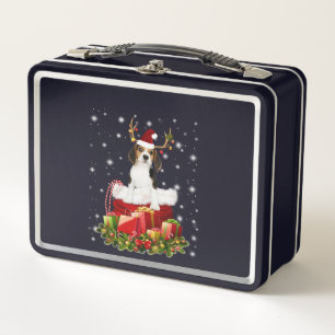 Lunch Box Beagle Reindeer présent cadeau de Noël
