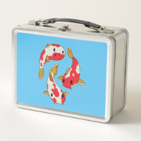 Beaux poissons Koï de dessin animé