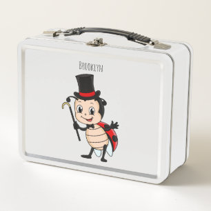 Lunch Box Bébé mignon avec chapeau et dessin animé de cravat