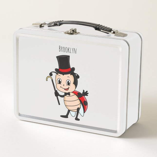 Lunch Box Bébé mignon avec chapeau et dessin animé de cravat (Devant)