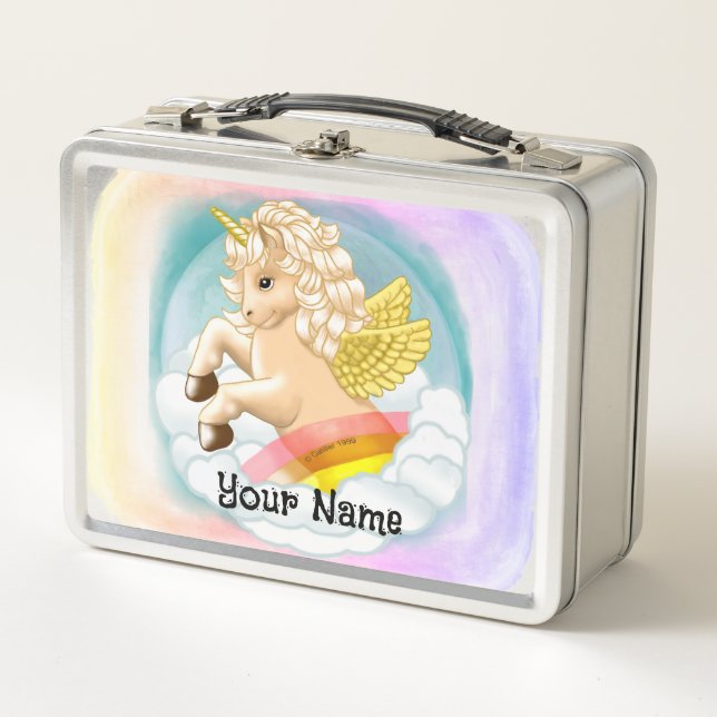 Lunch Box Bébé Rainbow Unicorn (Devant)