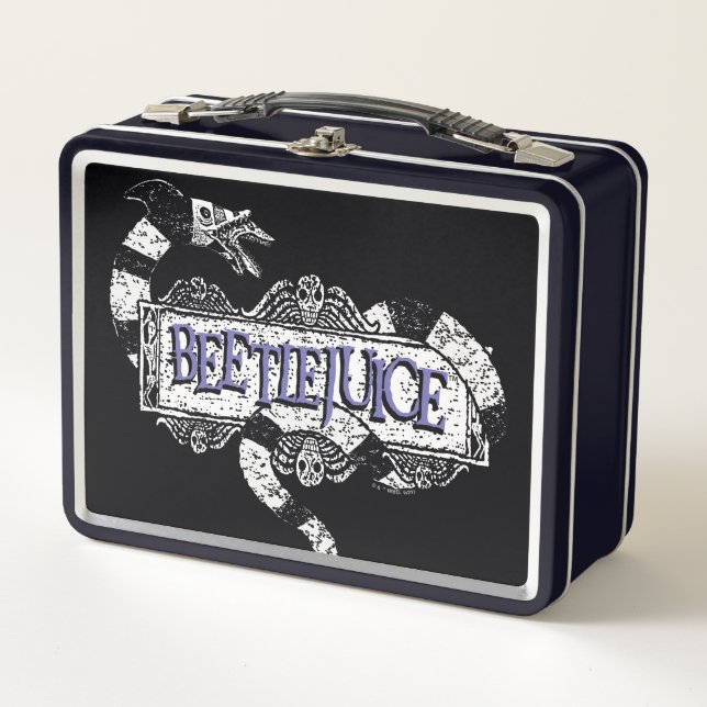 Lunch Box Beetlejus | Vapeur de sable enroulé sur le logo Be (Devant)