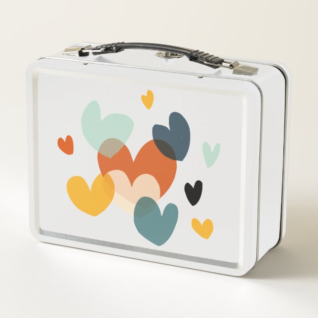 Lunch Box Belle Amour Carrosserie Dessins Coeur Art Amour Ar (Dos)
