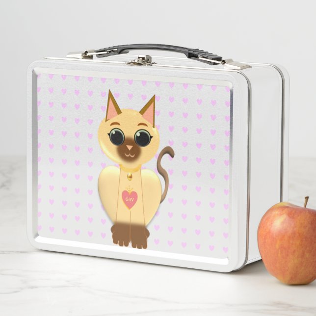 Lunch Box Belle boîte à lunch avec chat (En situation)