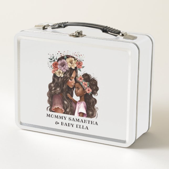 Lunch Box Belle mère et fille noire (2) (Devant)
