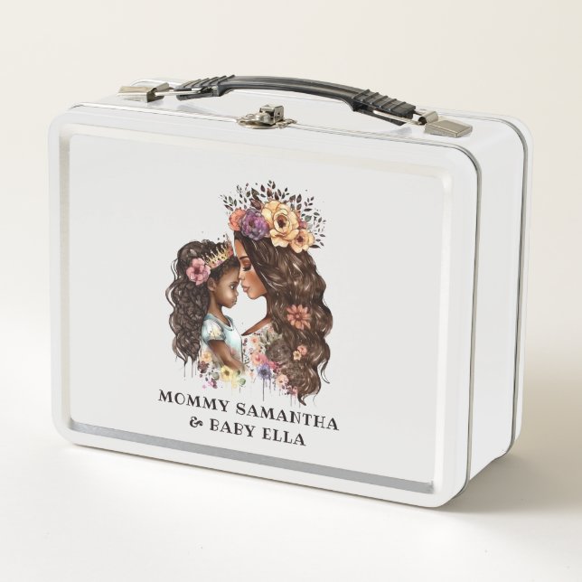Lunch Box Belle mère et fille noire (4) (Devant)