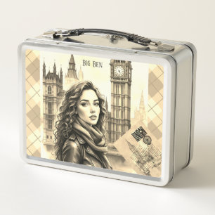 Lunch Box Big Ben Horloge, Voyageuse à Big Ben Londres