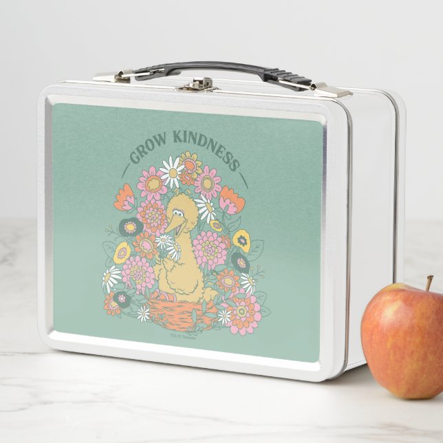 Lunch Box Big Bird | Grow Kindness Floral Graphic (En situation)