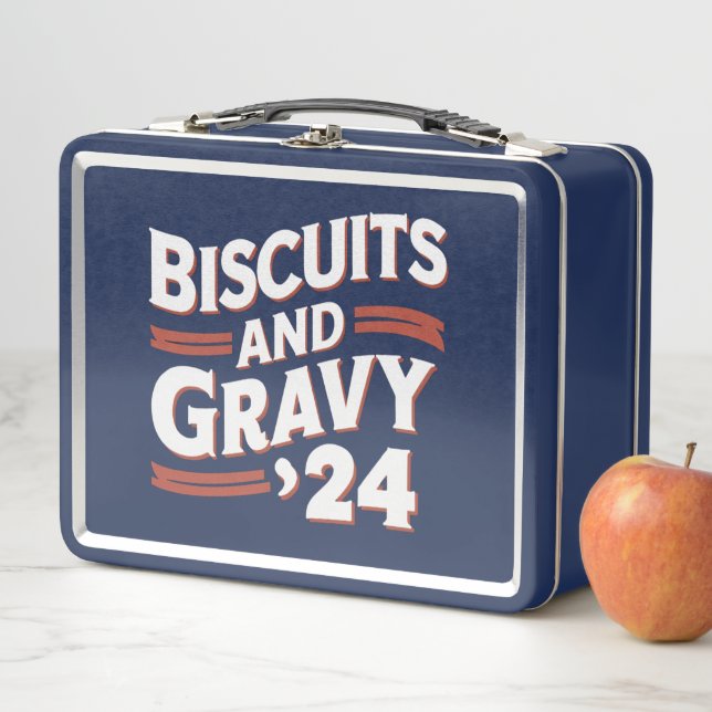 Lunch Box Biscuits Gravy 2024 Élections présidentielles nour (En situation)