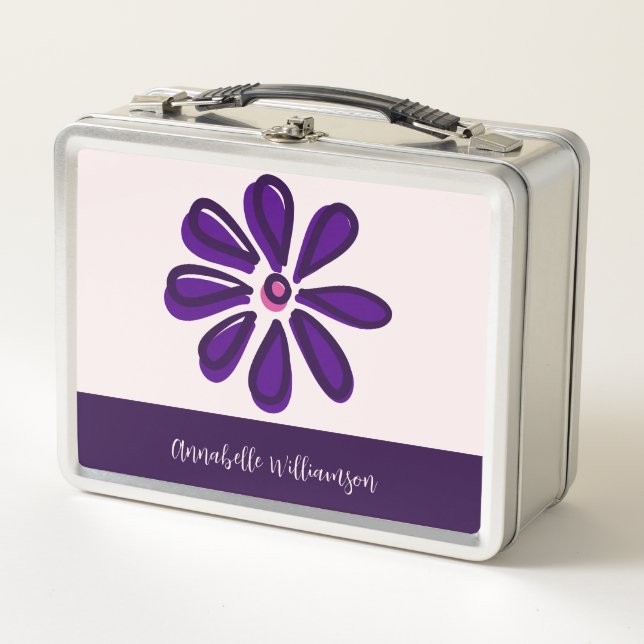 Lunch Box Blossom Dans Votre Meilleur Soi - Indigo Purple Fl (Devant)