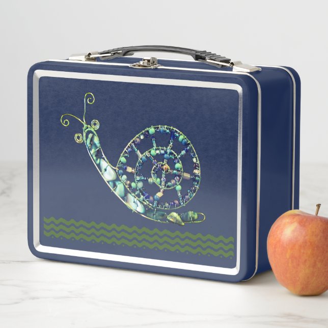 Lunch Box - Blue Stone Snail (In Situ)