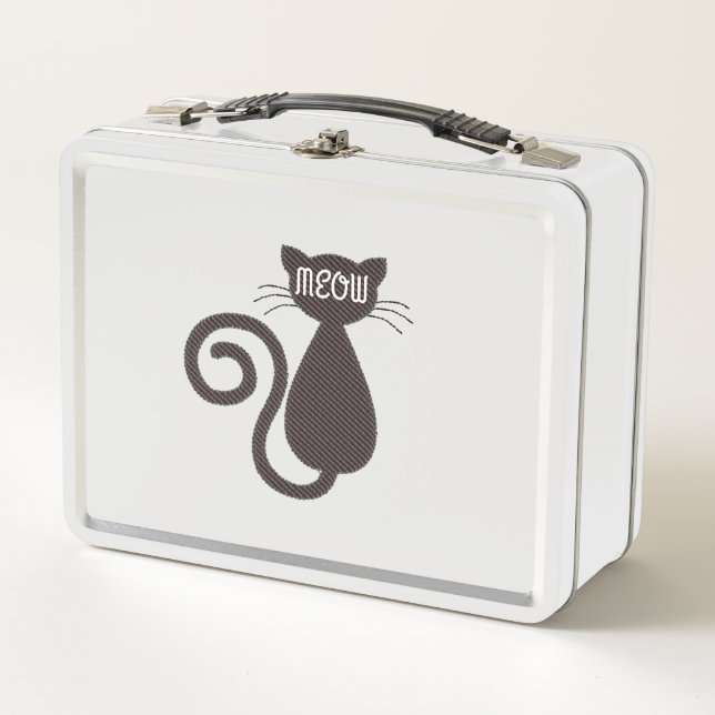 Lunch Box Boîte à déjeuner de Meow Cat (Devant)
