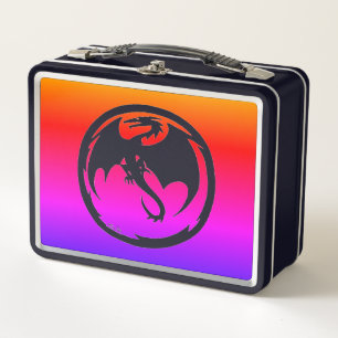 Lunch Box Boîte à lunch Black Dragon Neon
