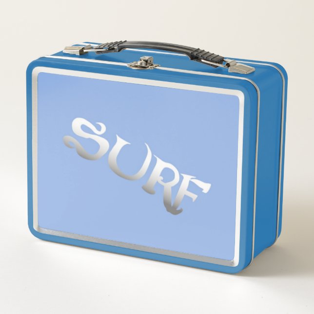 Lunch Box Boîte à lunch bleu surf (Devant)
