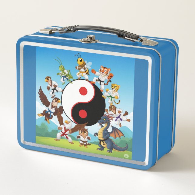 Lunch Box Boîte à lunch bleue pour enfants (Devant)