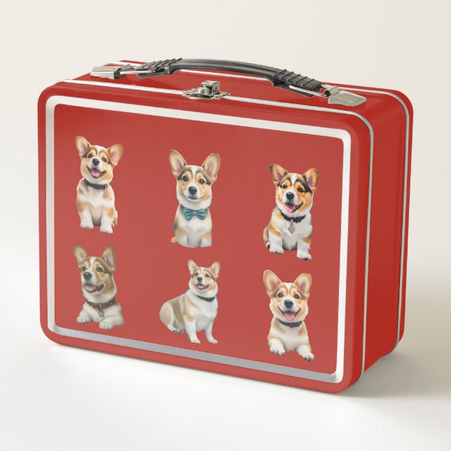 Lunch Box Boîte à lunch Corgi (Devant)