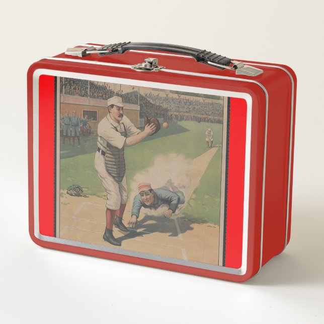 Lunch Box Boîte à lunch de l'affiche de baseball (Devant)