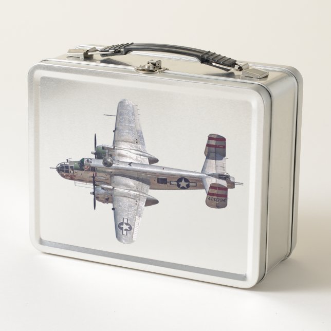 Lunch Box Boîte à lunch de l'avion d'argent (Devant)