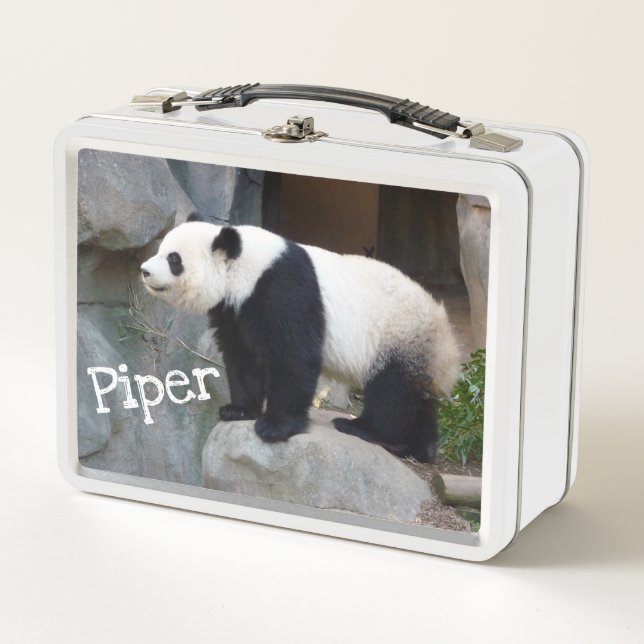 Lunch Box Boîte à lunch de l'ours de panda personnalisé (Devant)