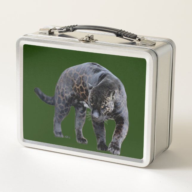 Lunch Box Boîte à lunch en inox vert Jaguar Diablo (Devant)