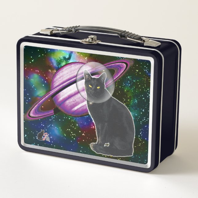 Lunch Box Boîte à lunch en métal Cosmo Space-Cat (Devant)