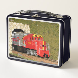 Lunch Box Boîte à lunch en métal du train génial