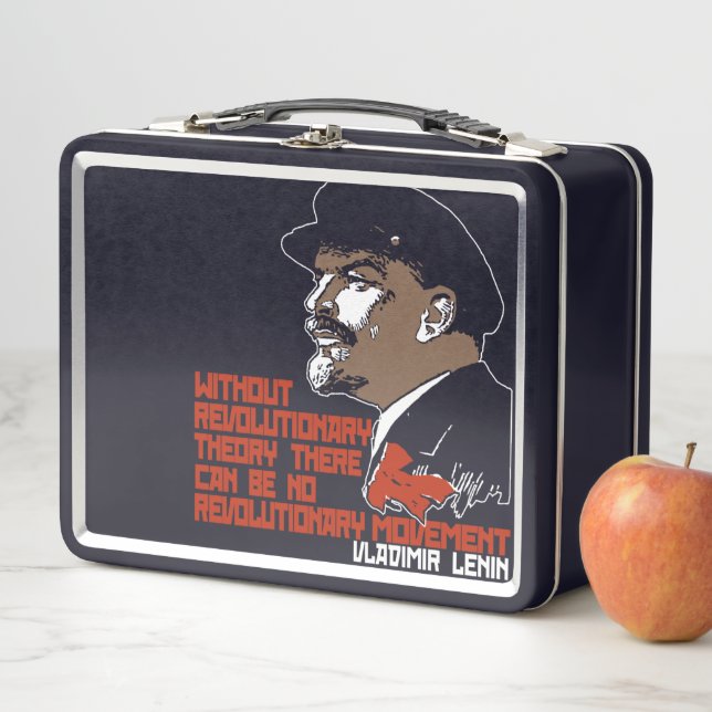 Lunch Box Boîte à lunch en métal VLADIMIR LENIN (En situation)
