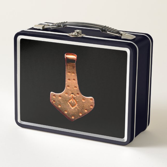 Lunch Box Boîte à lunch inoxydable Cuivre Thor Hammer (Devant)
