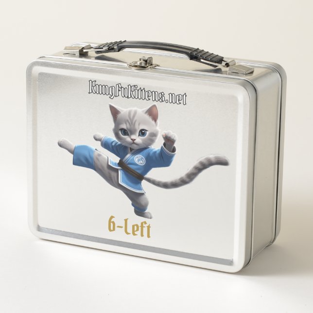 Lunch Box Boîte à lunch Kung Fu Kittens (6-Gauche) (Devant)