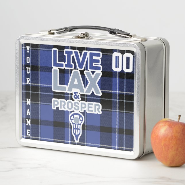 Lunch Box Boîte à lunch Lacrosse LAX personnalisable (En situation)