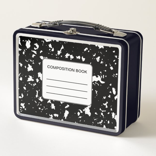 Lunch Box Boîte à lunch Motif du livre de composition (Devant)