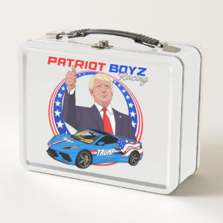 Lunch Box Boîte à lunch Patriot Boyz Racing & Trump Corvette