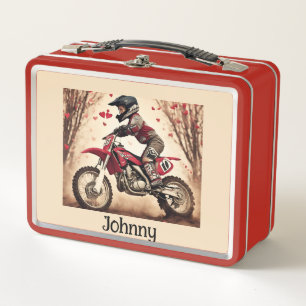 Lunch Box Boîte à lunch personnalisée pour enfants Motocross