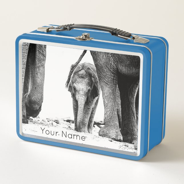 Lunch Box Boîte à lunch pour éléphant bébé - Cadeau personna (Devant)