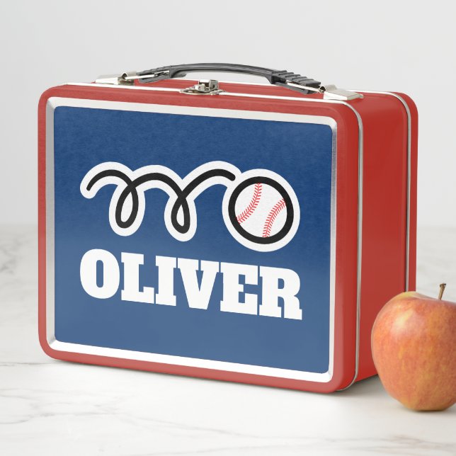 Lunch Box Boîte à lunch pour enfants avec imprimé de base-ba (En situation)